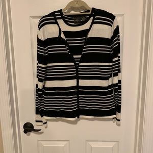 Tailor B.Moss Top & Cardigan Bundle Sz Md/Lg